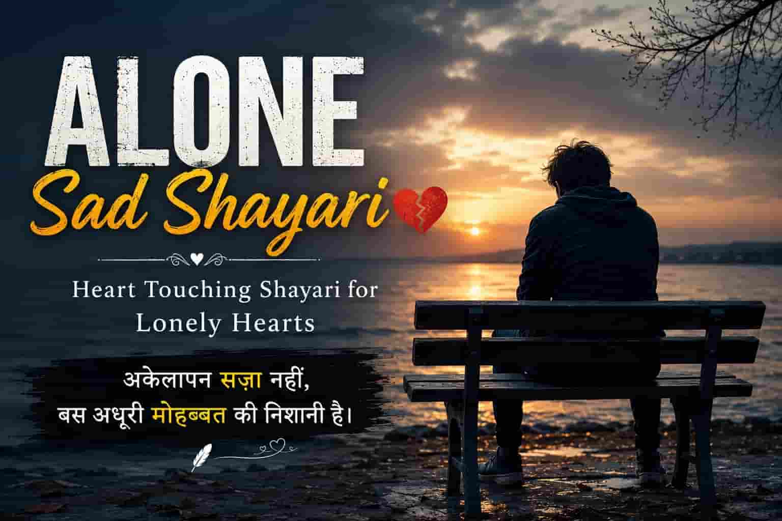 Alone Sad Shayari